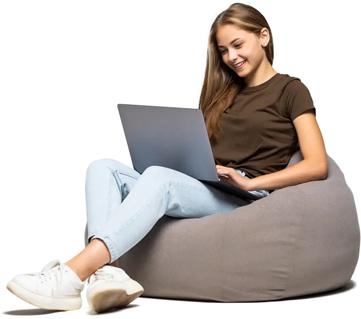 Girl with Laptop